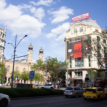Luxury Downtown 3 Bedroom Apartment By Synagoge With Beautiful View Budapeste Exterior foto